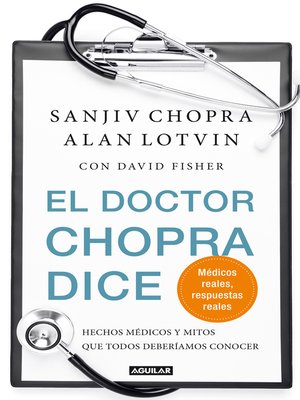cover image of El doctor Chopra dice